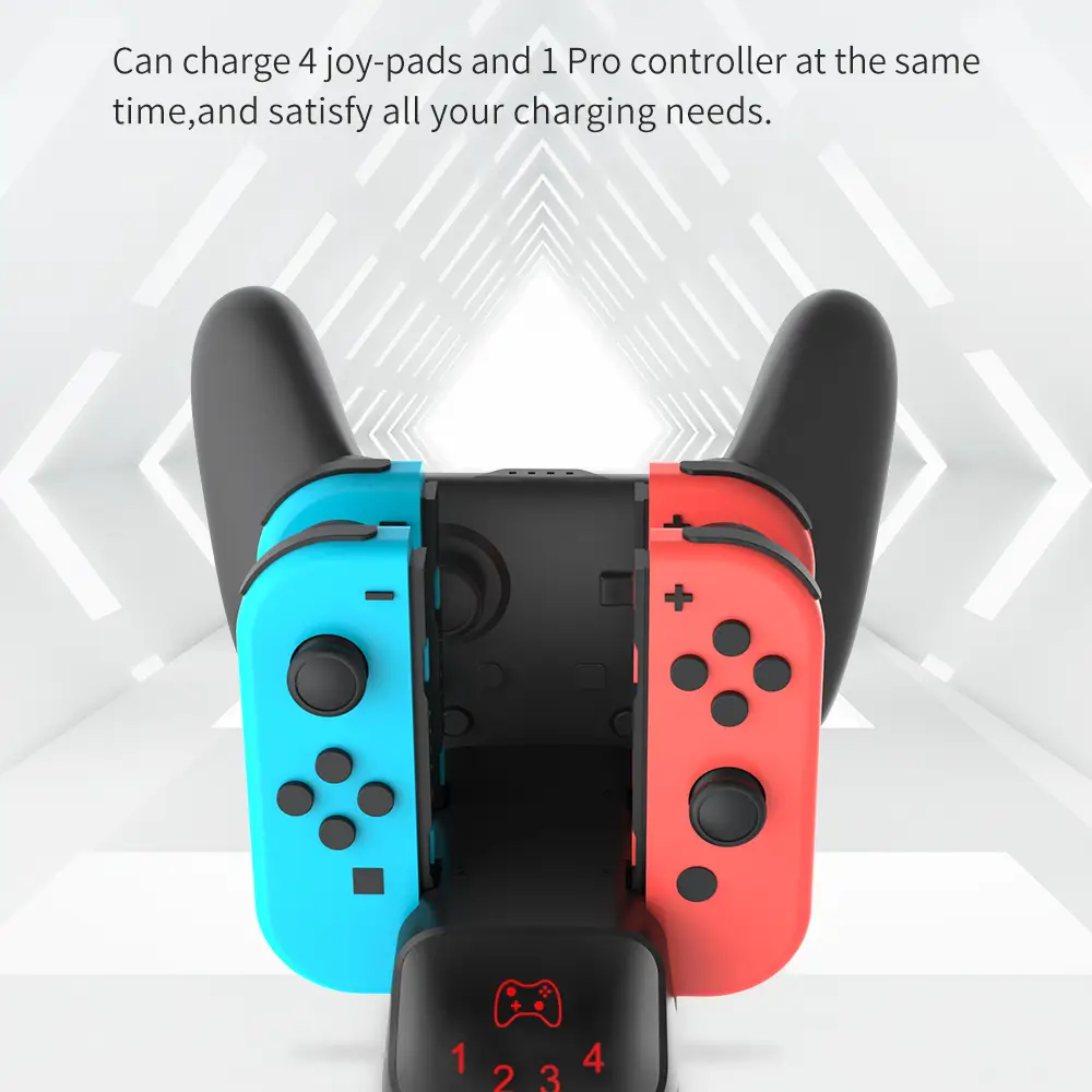 Base de Carga de JoyCons + Mando Pro's photo #4