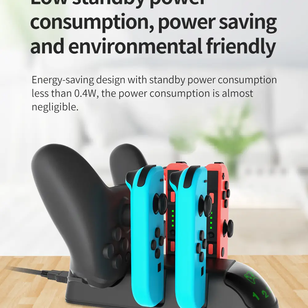 Base de Carga de JoyCons + Mando Pro's photo #6